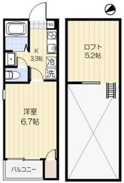 レスポワール東府中の間取り画像