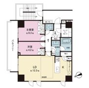 サンウッド吉祥寺フラッツの間取り画像