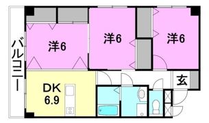 セニデコプロヴァンスの間取り画像