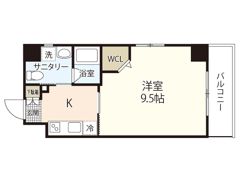 パレグレース中広Ⅱの間取り画像