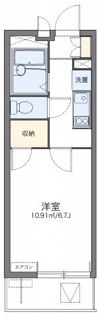 レオパレスエクセルケンSixの間取り画像