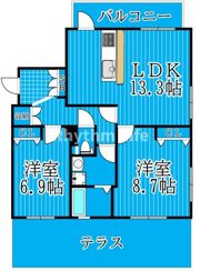 シティヒル山手24都会の丘 1号棟の間取り画像