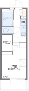 レオパレスシャルマン柴島の間取り画像