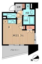 KDXレジデンス神楽坂の間取り画像