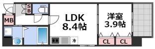 オルフェア上本町Ⅶ番館の間取り画像