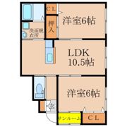 Sun Battie A棟の間取り画像