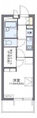 レオパレスアイリスの間取り画像