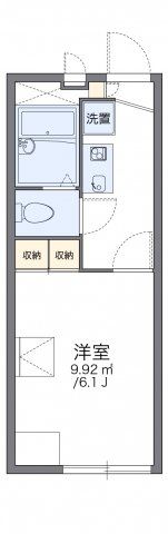 レオパレスさつきの間取り画像