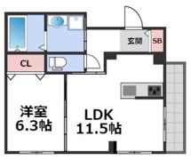 TRICERA Courtの間取り画像