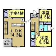 常滑市北条KODATEX Ⅰの間取り画像
