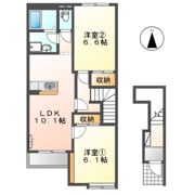 ディア ベルジュの間取り画像