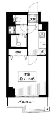 レジーナエビスの間取り画像