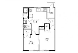 原借家の間取り画像