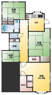 志茂5丁目戸建ての間取り画像