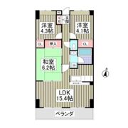 ヴィバーチェ武里の間取り画像