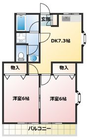 グリーンエイトの間取り画像