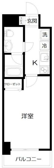 PARK SQUARE国府台の間取り画像