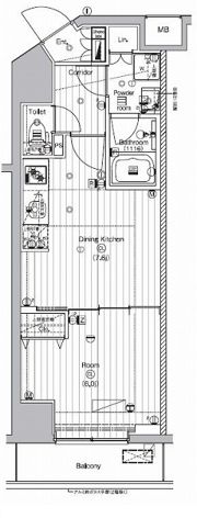 PREMIUM CUBE 代々木上原の間取り画像