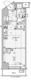 PREMIUM CUBE 代々木上原の間取り画像