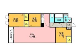 THE BELUGA 世田谷 RESIDENCEの間取り画像