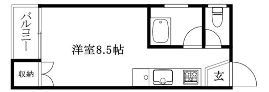 ブランドール松前町の間取り画像