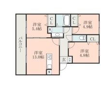 JK長嶺東の間取り画像