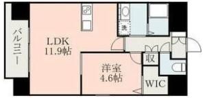 elcia新町の間取り画像