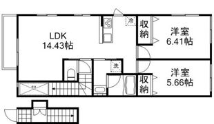 ドミール岡南の間取り画像