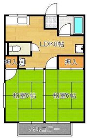 シティハイムカトレアの間取り画像