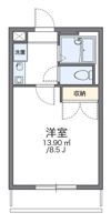 レオパレス中島の間取り画像
