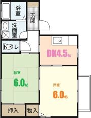 弥生荘の間取り画像