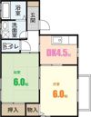 弥生荘の間取り画像