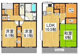 シャローム国立の間取り画像