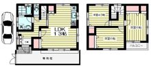 市川賃貸住宅B棟の間取り画像