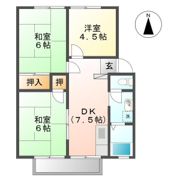 パナハイツ福永の間取り画像