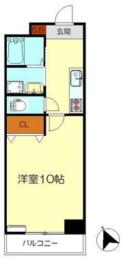 FLATHILL広国際通りの間取り画像