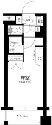 ジェイパーク代々木の間取り画像