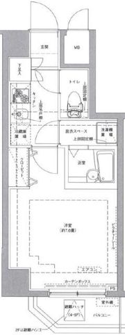 DOLCE秋葉原NORTH五番館の間取り画像