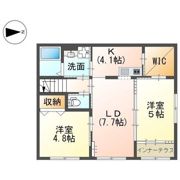 （仮称）小田原市飯泉アパート新築工事の間取り画像