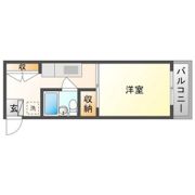 ウイング岡町の間取り画像