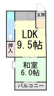レジデンス城の下の間取り画像