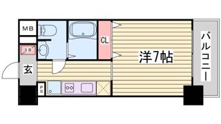 CITYSPIRE新神戸の間取り画像