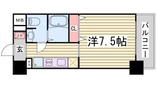 CITYSPIRE新神戸の間取り画像