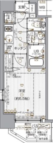 エスリード京橋グランツの間取り画像