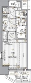 エスリード京橋グランツの間取り画像
