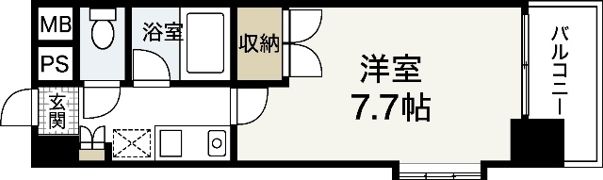 リバーメゾン横川の間取り画像