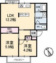 フレグランス正木の間取り画像