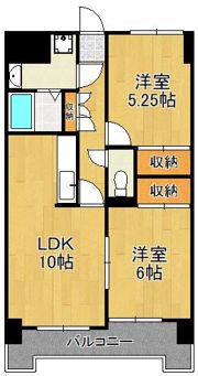 ヴァルト片野駅前の間取り画像