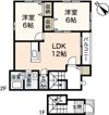 ベルリード馬木Ⅱの間取り画像