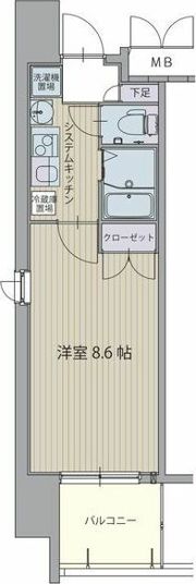 パルティール今池アネックスの間取り画像